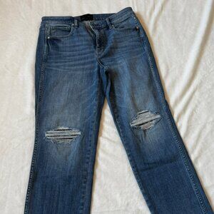 White House Black Market High Rise Straight Jeans size 10
